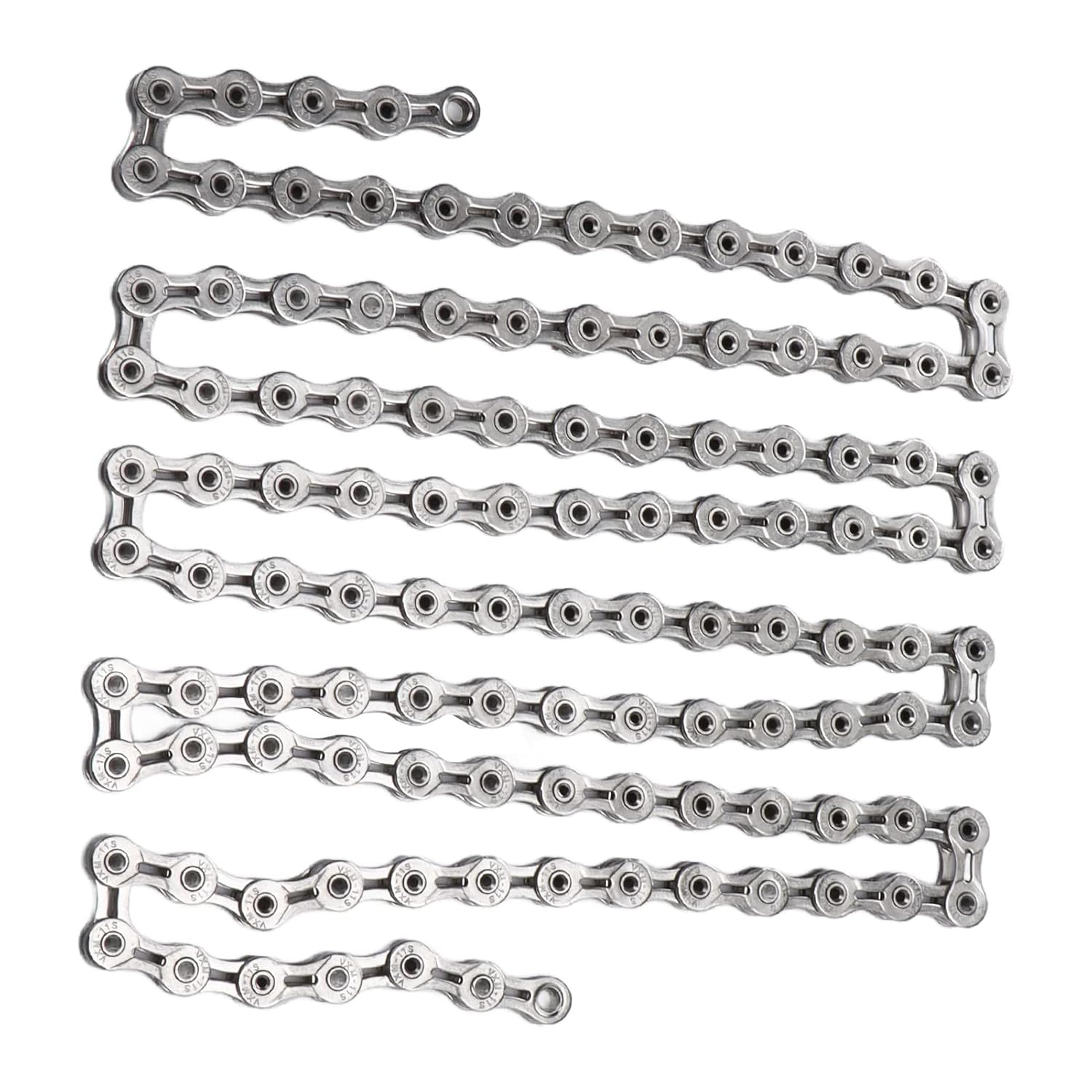 11 Speed Bike Chain, Electroplated Full Hollow, 116 Links, 1 / 2x11 / 128 Inch - High Strength, Anti Rust Durable, Smooth Gear Shifting for Road and Mountain Bikes