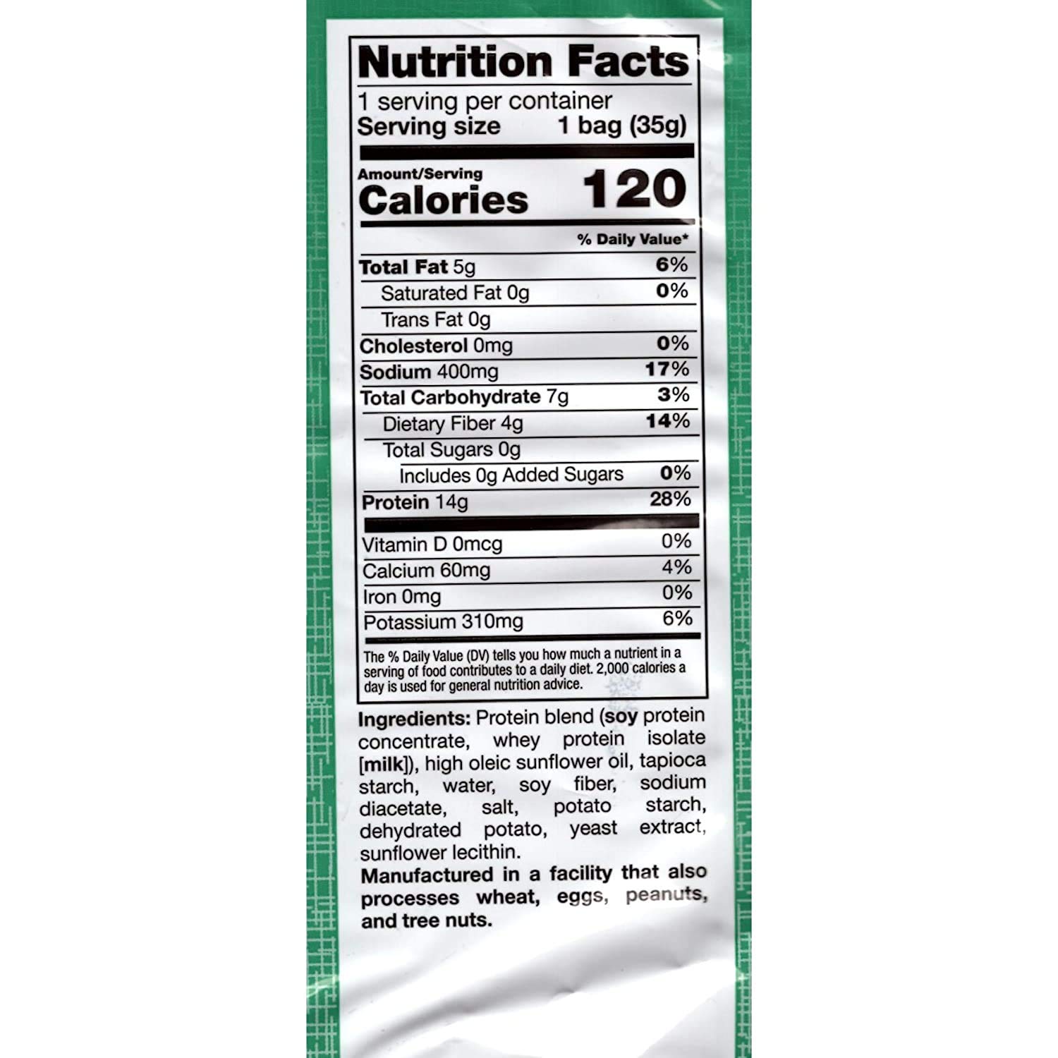 Proti Fit - Sea Salt & Vinegar Proti Protein Chips, 15g Protein, Low Calorie, Low Fat, Low Carb, High Fiber, Gluten Free, Healthy Snack Chips, 7 Single Serving Bags (Sea Salt & Vinegar)