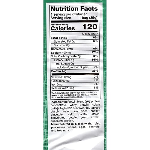 Miniatura 4 de Proti Fit - Chips de proteína Barbecue Proti, 0.51 onzas de proteína, bajas en calorías, bajas en grasas, bajas en carbohidratos, alta fibra, sin