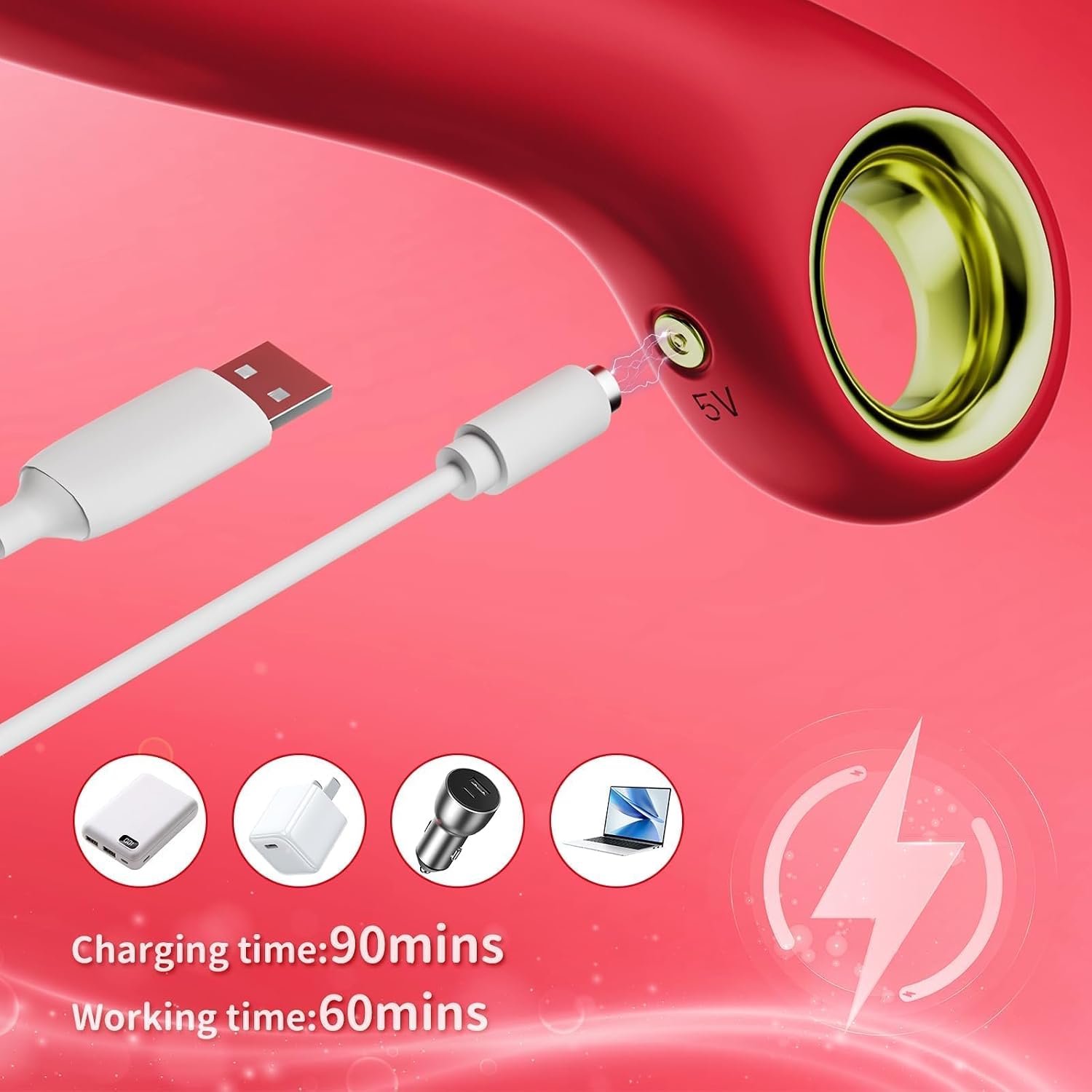 Thrusting Dildo G Spot Vibrator, Women Sex Toys Clitoral Stimulator Wand Massager with 10 * 10 Thrusting & Vibrating Modes, Female Vibrator Realistic Dildo Sexual Tools for Women and Couples(Red)