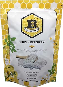 White Beeswax Pellets 1 lb | 100% Pure, Cosmetic Grade, Triple-Filtered Beeswax for DIY Skin Care, Lip Balm, Lotion, and Candle Making