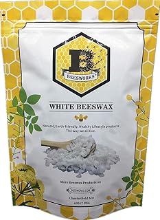 White Beeswax Pellets (1 lb) | 100% Pure, Cosmetic Grade, Triple-Filtered Beeswax for DIY Skin Care, Lip Balm, Lotion, and Candle Making