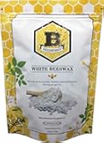 White Beeswax Pellets (1 lb) | 100% Pure, Cosmetic Grade, Triple-Filtered Beeswax for DIY Skin Care, Lip Balm, Lotion, and Candle Making