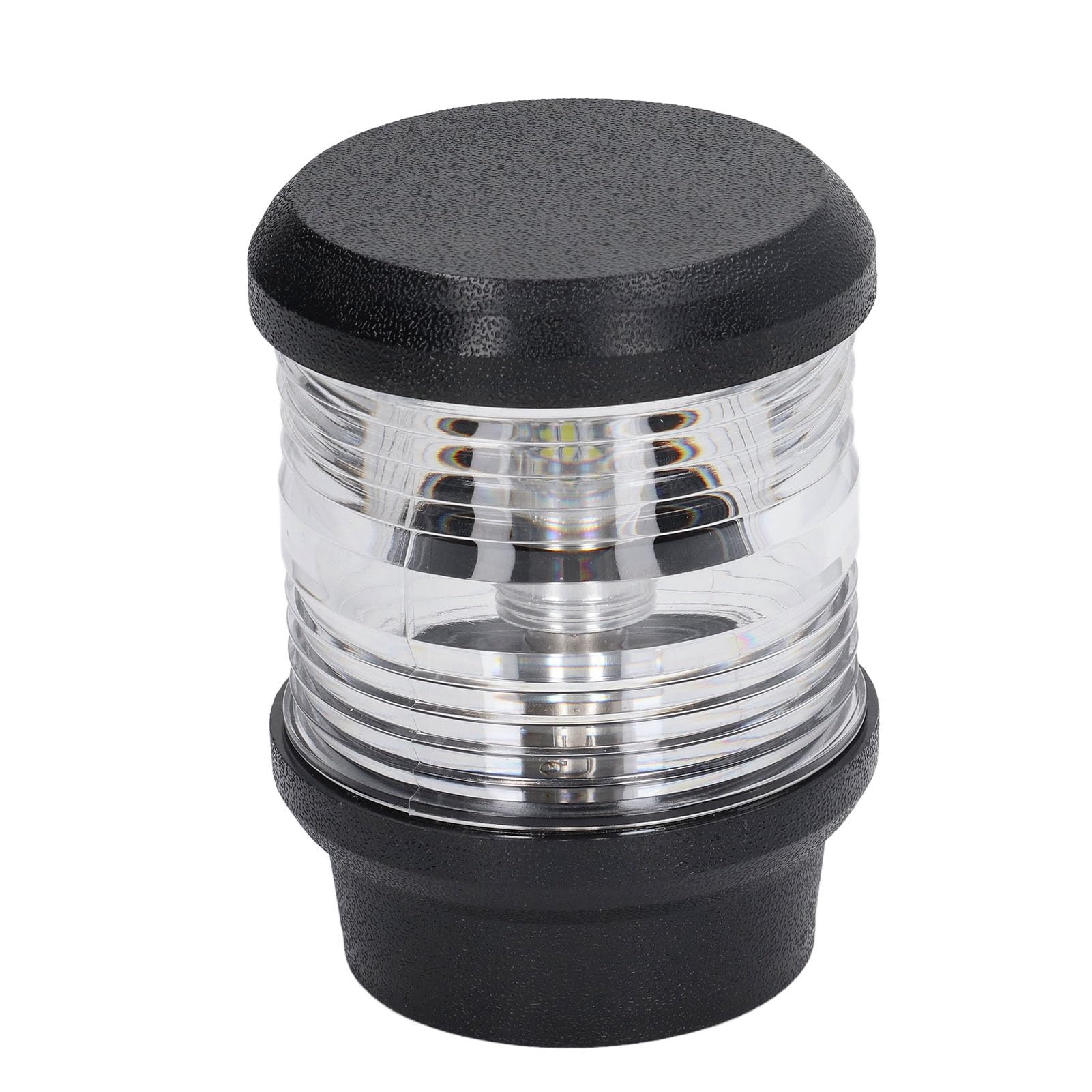 Jiawu Światło Okrągłe do łodzi, 360 Stopni LED IP65 Wodoodporne Widoczność 2 NM Moc 5 W 10-24 V LED o Szerokim Napięciu Kotwiczna Morska, Kotwiczna ze składaną podstawą do łodzi i Jachtów