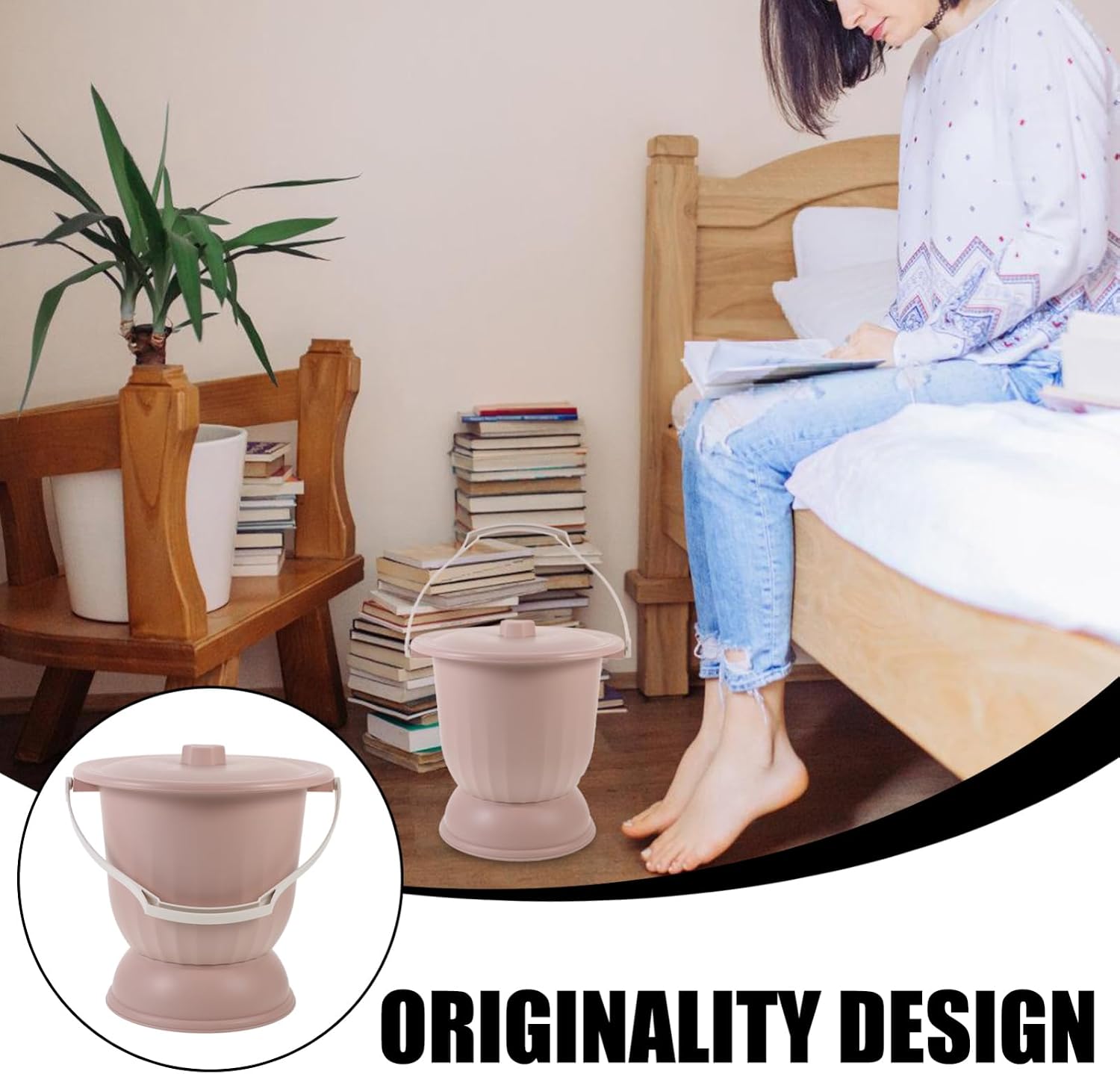 Odor Urine Pail for Camping Portable Potty Training Toilet Camping Toilet Boy Potty Training Urinal Home Chamber Pot