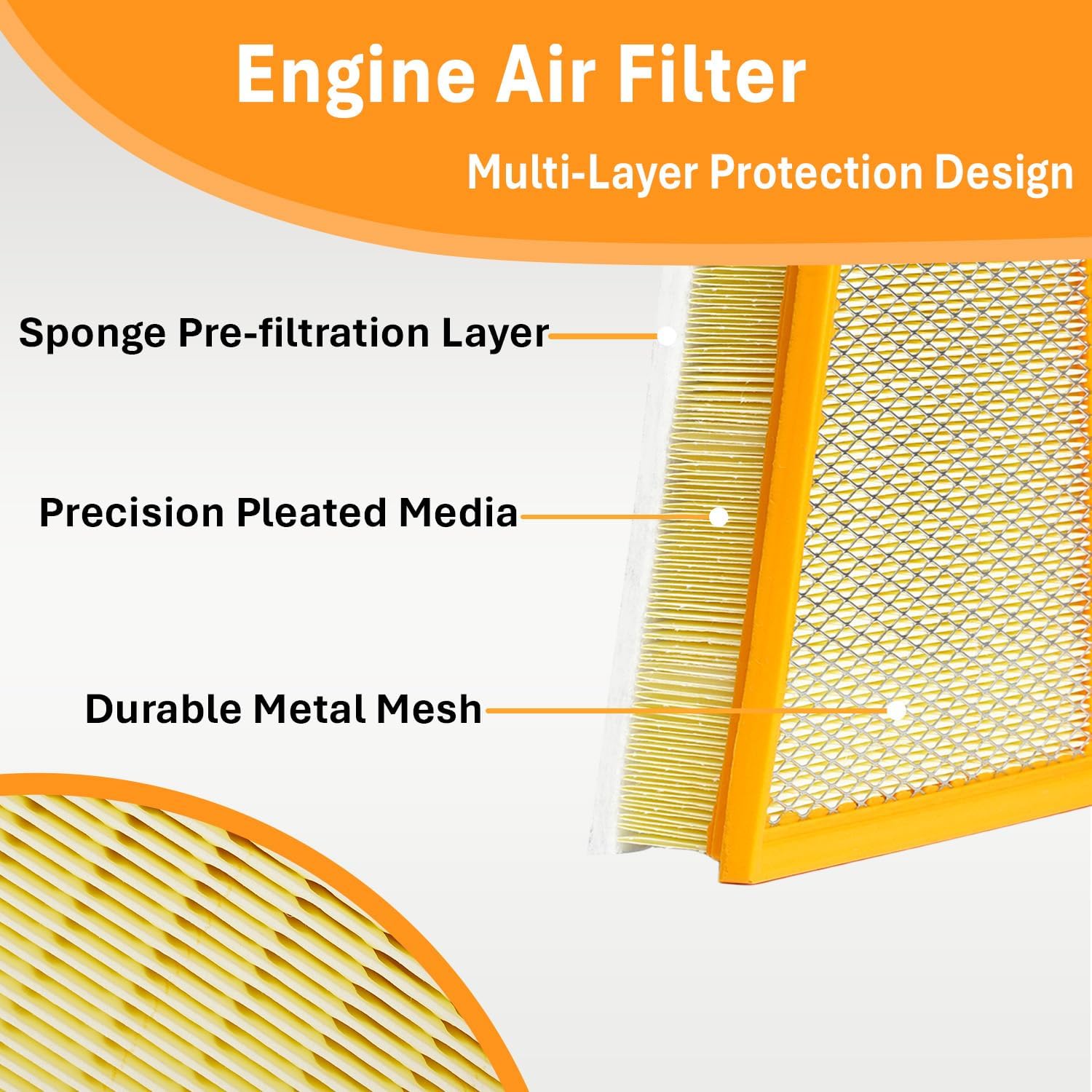 Engine Air Filter&Cabin Air Filter Combo Fits Chevy Trailblazer 1.2L/1.3L 2021-2026,Trax 1.2L 2024-2026/Buick Encore GX 1.2L/1.3L DOHC 2020-2025-CA12814&CF11966