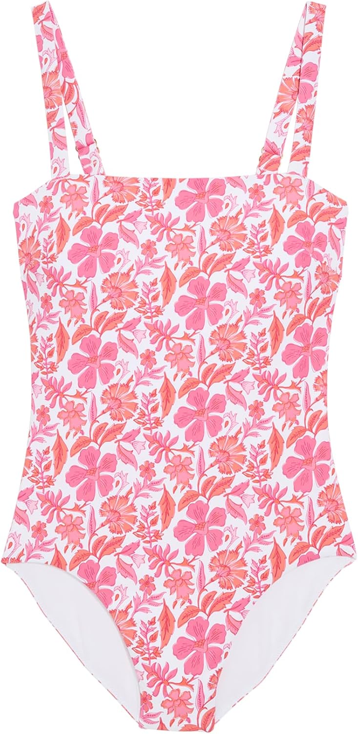 vineyard vines Women's Southampton Square Neck One-piece