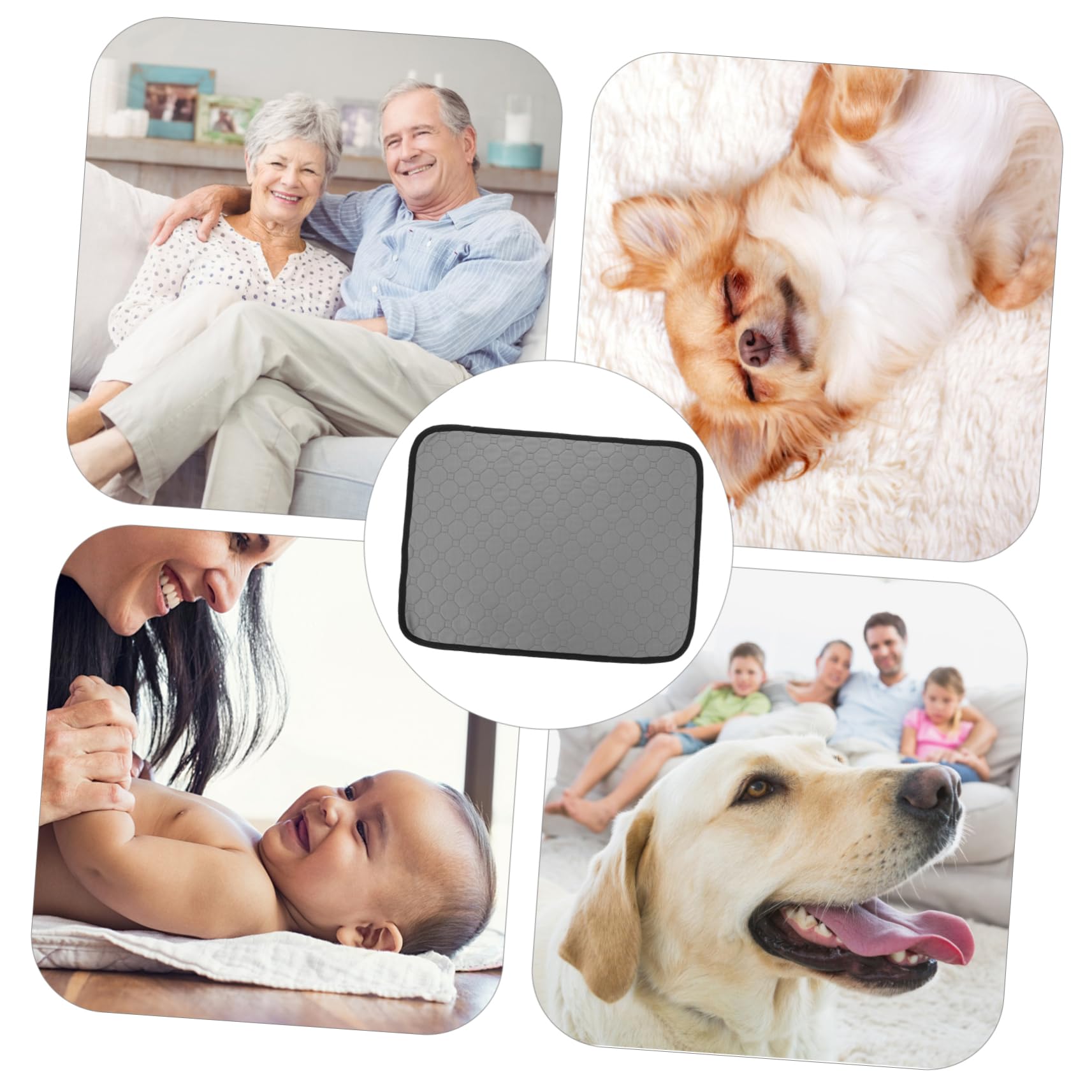 FRCOLOR 1pc Elderly Pad Pet Diapers Absorbent Cover Wee Pads for Dogs Urine Pad Newborn Nappy Pad Mattress for The Disabled Pee Pads Auxiliary Shifting Pad Multicolor Urinal Cotton