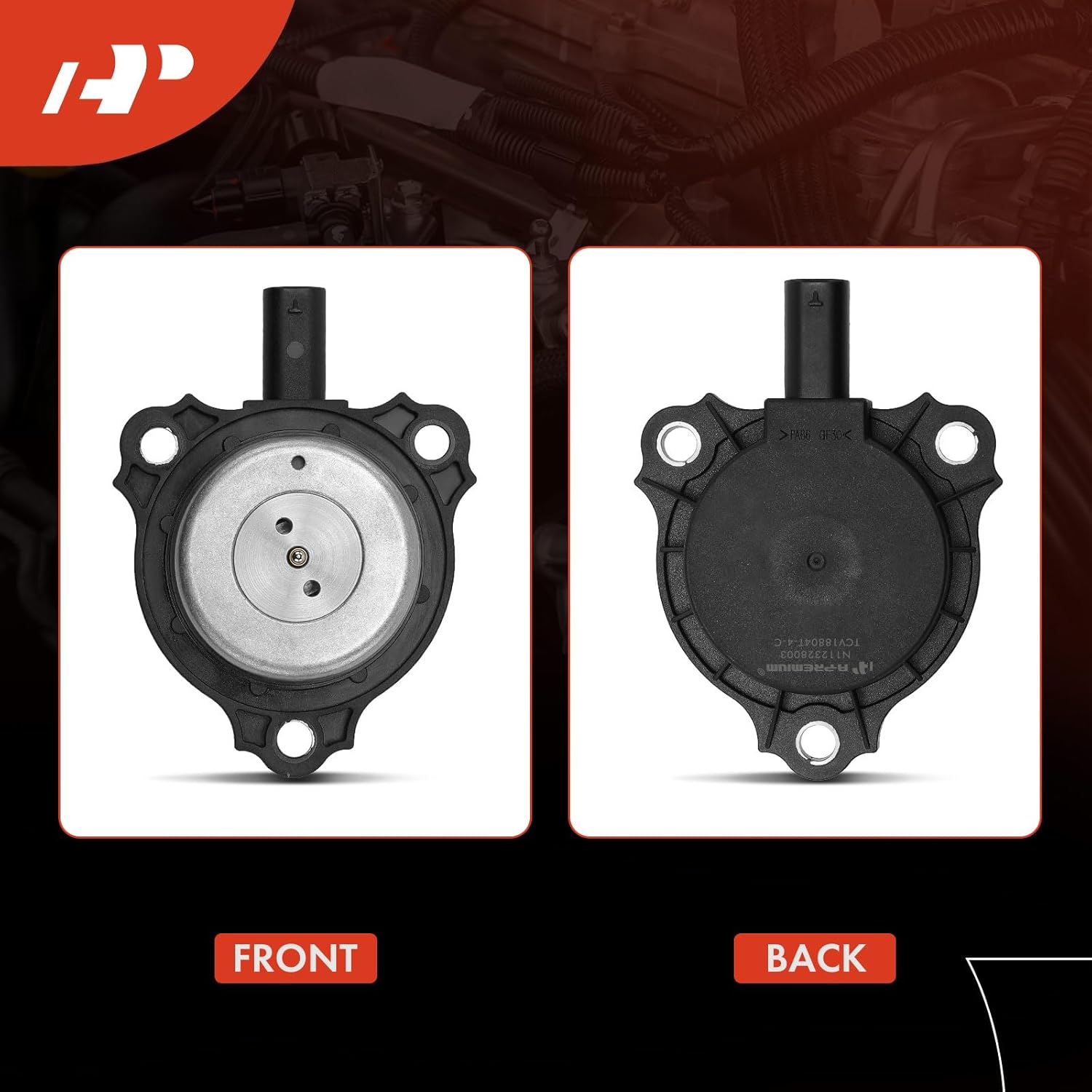 A-Premium 4-PC Intake & Exhaust Engine Variable Valve Timing (VVT) Solenoid Compatible with Mercedes-Benz C300, C350, C350e, C400, C43 AMG, C450 AMG, C63 AMG, C63 AMG S, E300, E350, E400, E43 AMG