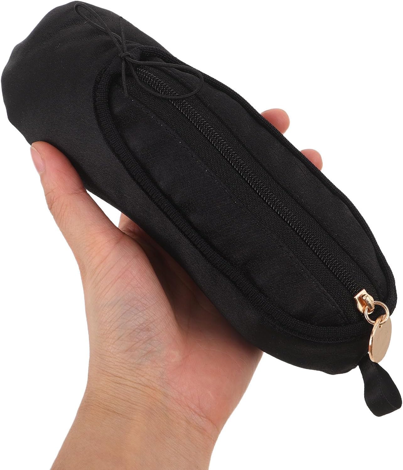 UPKOCH Ballet Shoe Makeup Bag Portable Cosmetic Pouch and Women Lightweight Cloth Material Easy to Clean Compact Design for Dance Bag and Occasion Black Color image 4