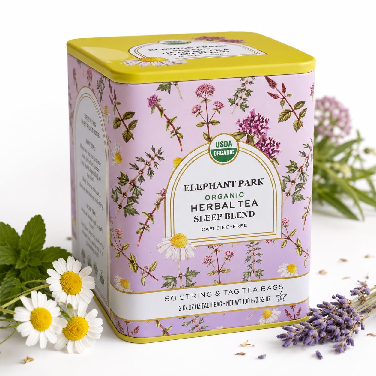 Amazon.com : Organic Sleep Blend Herbal Tea - 50 Packets - Natural