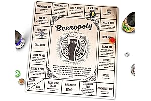 HomeWetBar Beeropoly Party Drinking Board Game