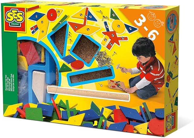 SES-941 Martillo Hammer Tic original para niños SES, Multicolor (00941), color/modelo surtido