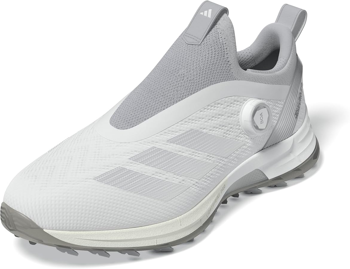 アディダス・ADIZERO ZG BOA adidas Men's Adizero ZG BOA Spikeless Shoes, Footwear White/Silver