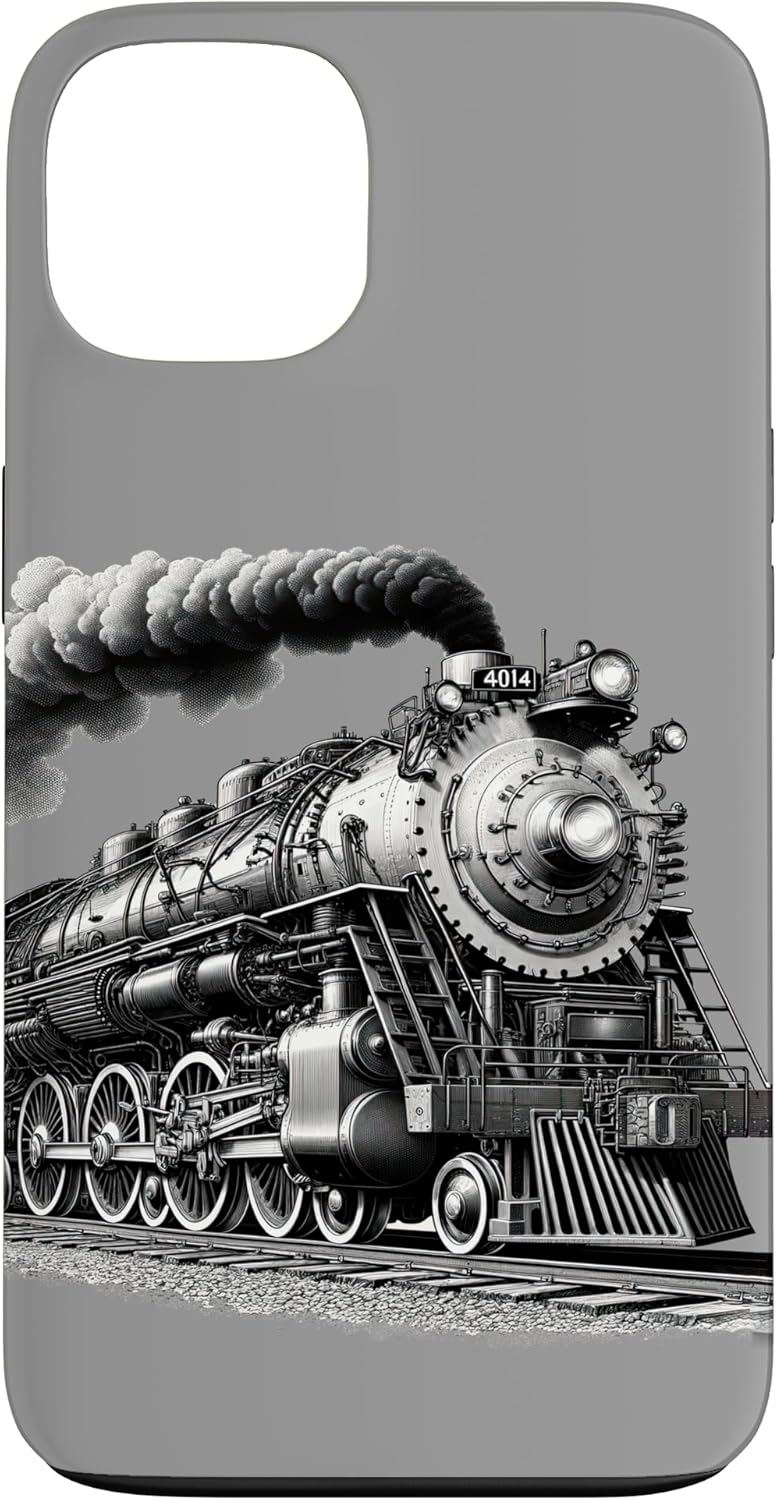 Steam Locomotive Train Vintage 1940s Style Engine Railroad Case for iPhone 13