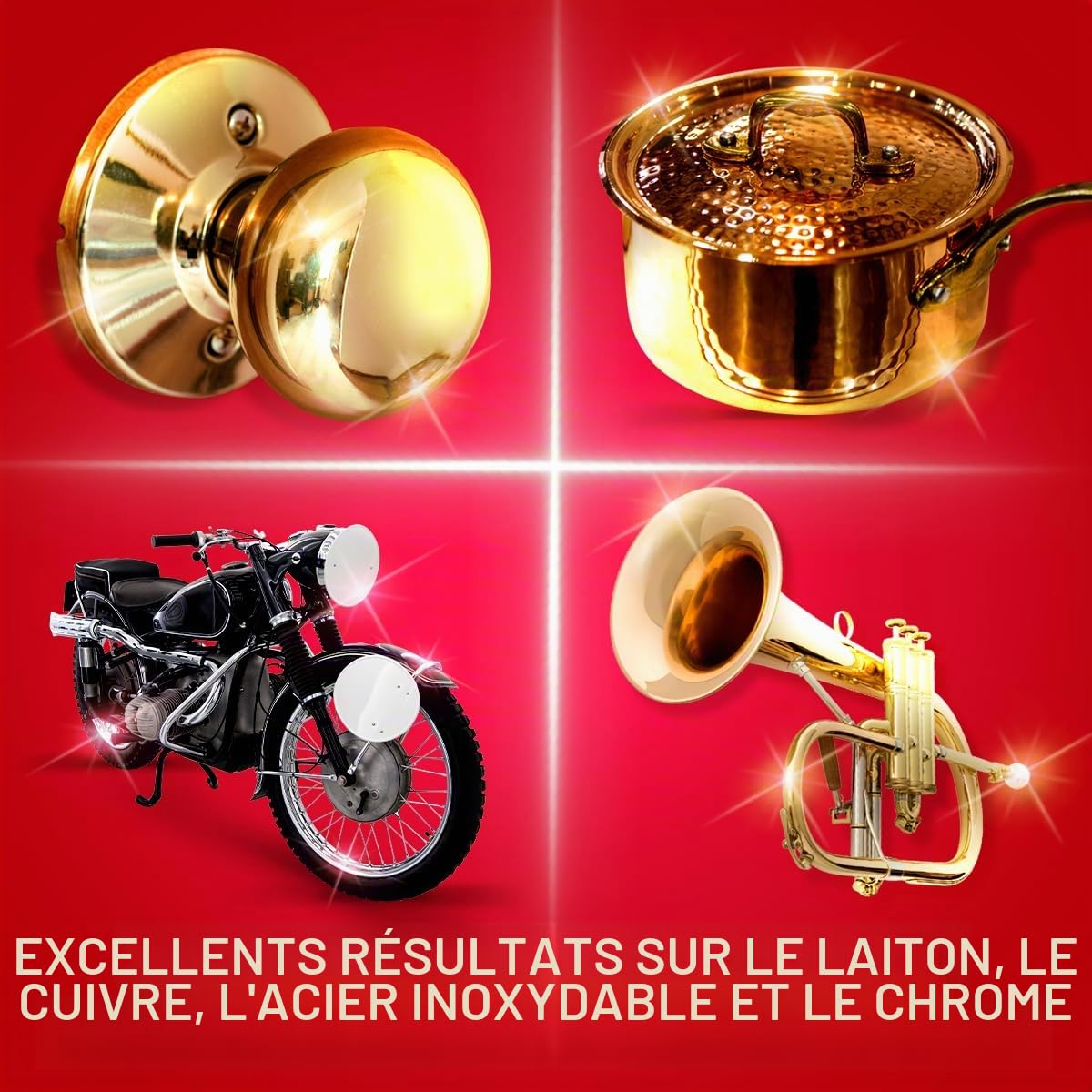 Brasso Liquide de Polissage pour Métaux, 1L