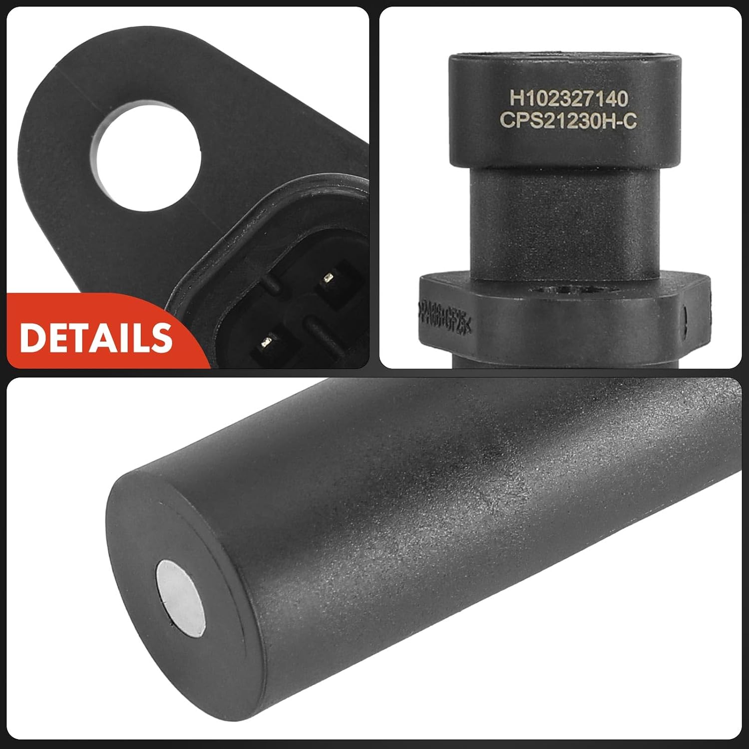 A-Premium Engine Crankshaft Position Sensor Compatible with Saturn SC Coupe SL Sedan 1991-2002 SW Wagon 1993-2001 L4 1.9L DOHC SOHC, Replace# 21020140