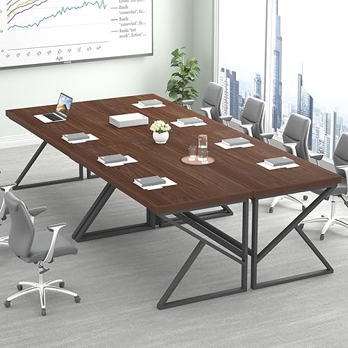 Miniatura 98 de HSH Escritorio gris para computadora, escritorio industrial de madera y metal para oficina en casa, escritorio rústico para computadora portátil