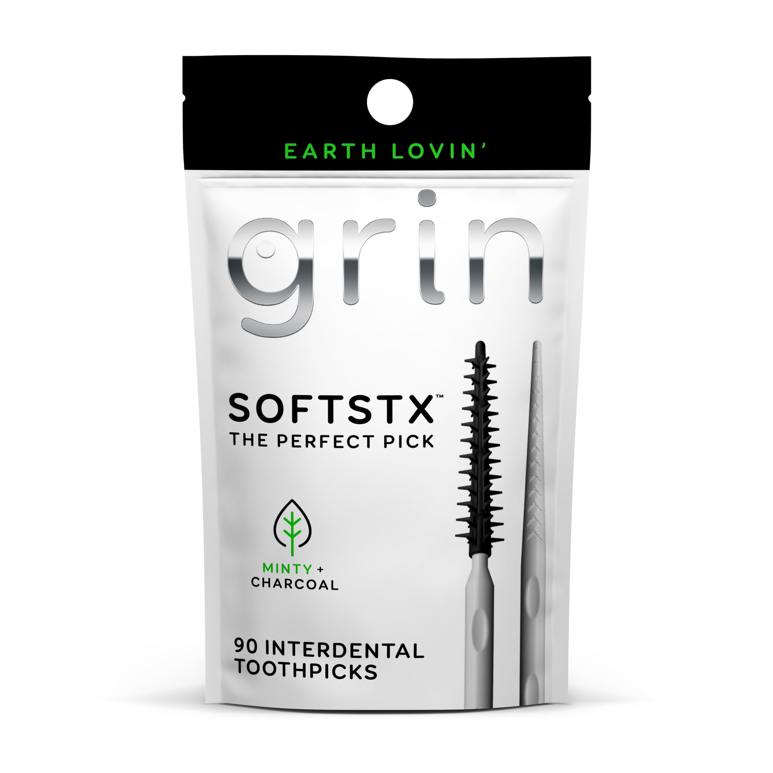 Grin Softstx Charcoal & Minty 90 Count