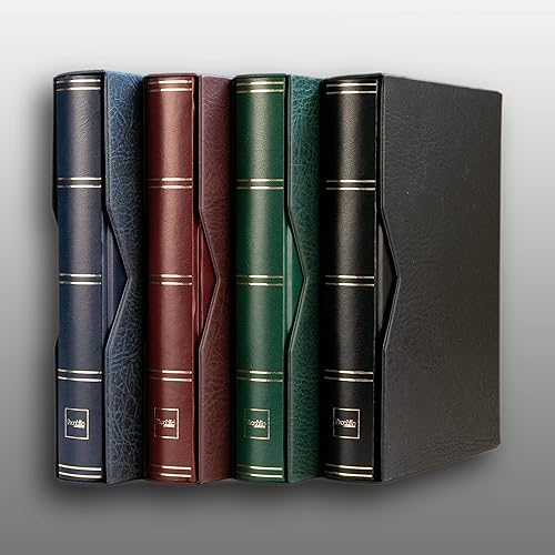 Miniatura 4 de Prophila Stockbook 60 lados divididos blancos acolchados con estuche negro