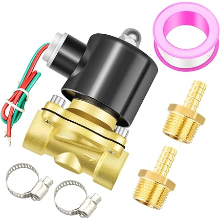 Two Way Brass Electric Solenoid Valve Normally Closed 220V 12V 24V 110V For Water Air Fuel Gas I.314235649