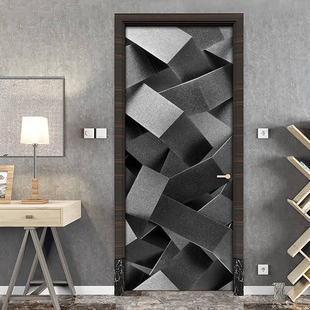 Stickers Porte Trompe Loeil Hexagone Géométrique Blanc 77 X 200 Cm Sticker Porte Affiche Autocollante Effet 3D,Poster Trompe L'Œil Pour Porte Autocollants Enfants Adulte Chambre Salon - Photo De La P Stickers Porte Trompe Loeil Hexagone Géométrique Blanc 77 X 200 Cm Sticker Porte Affiche Autocollante Effet 3D,Poster Trompe L'Œil Pour Porte Autocollants Enfants Adulte Chambre Salon - Photo De La P