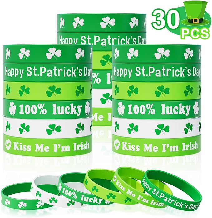 🍀 St. Patrick's Day Bracelet Party Favors for Kids! ☘️