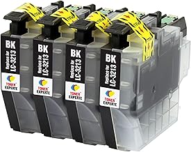 TONER EXPERTE LC3213 LC3213BK 4 Schwarz Druckerpatronen kompatibel für DCP-J572DW DCP-J772DW DCP-J774DW MFC-J491DW MFC-J497DW MFC-J890DW MFC-J895DW | hohe Kapazität