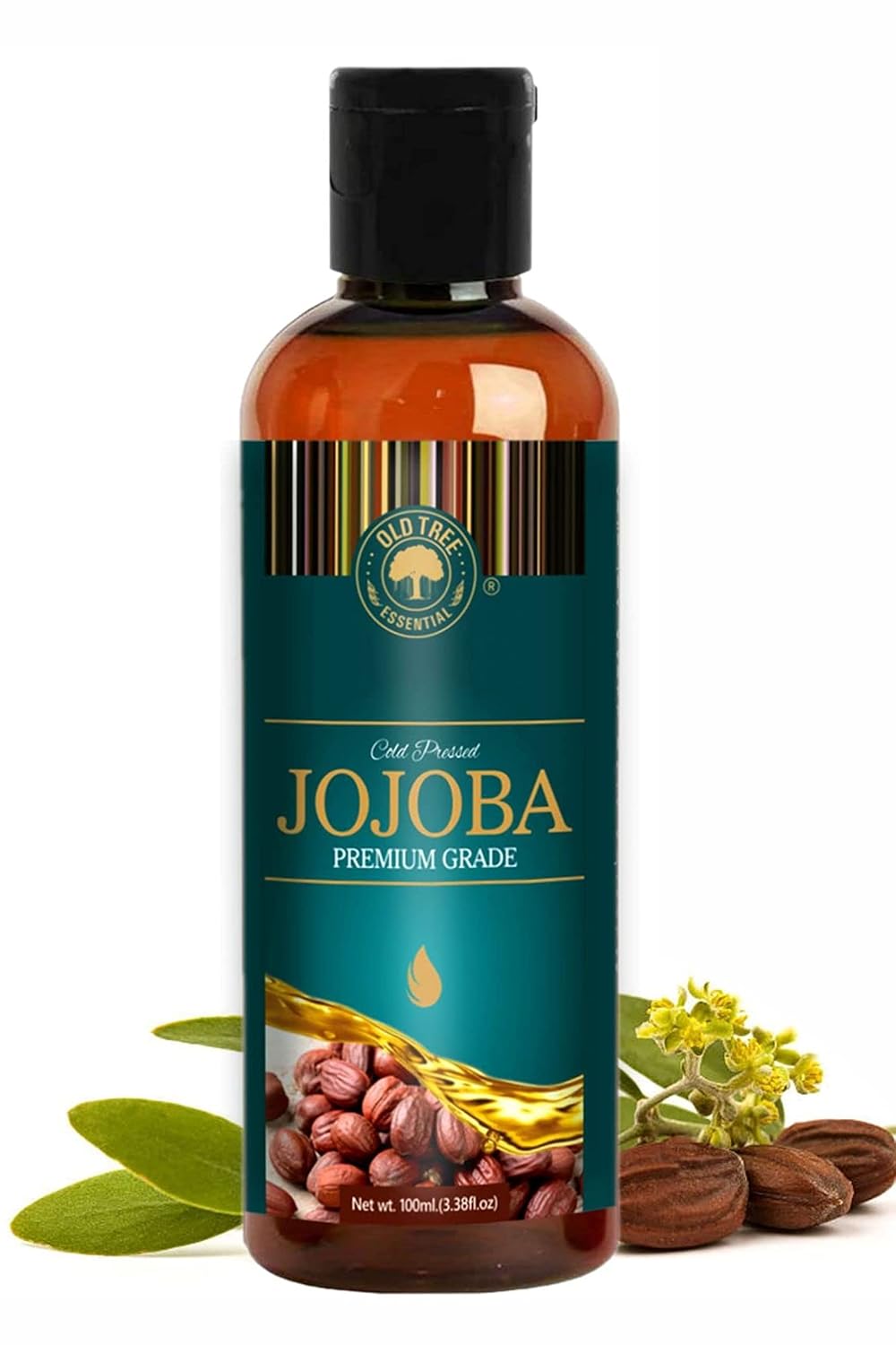 Buy Old Tree Pure and Natural Jojoba Oil (100ml) for Men and Women