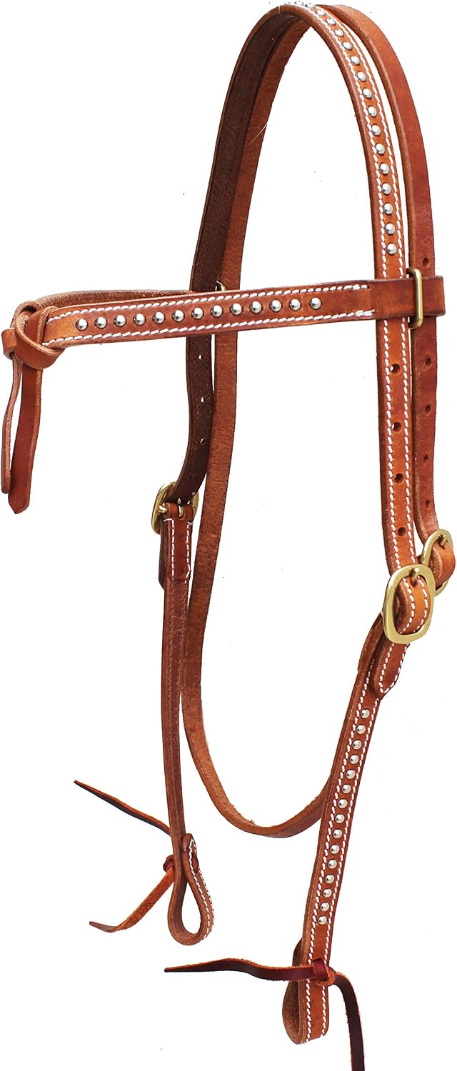 CHALLENGER Horse Western Silver Spots Horse Tack Futurity Knot Browband Bridle 78206TN