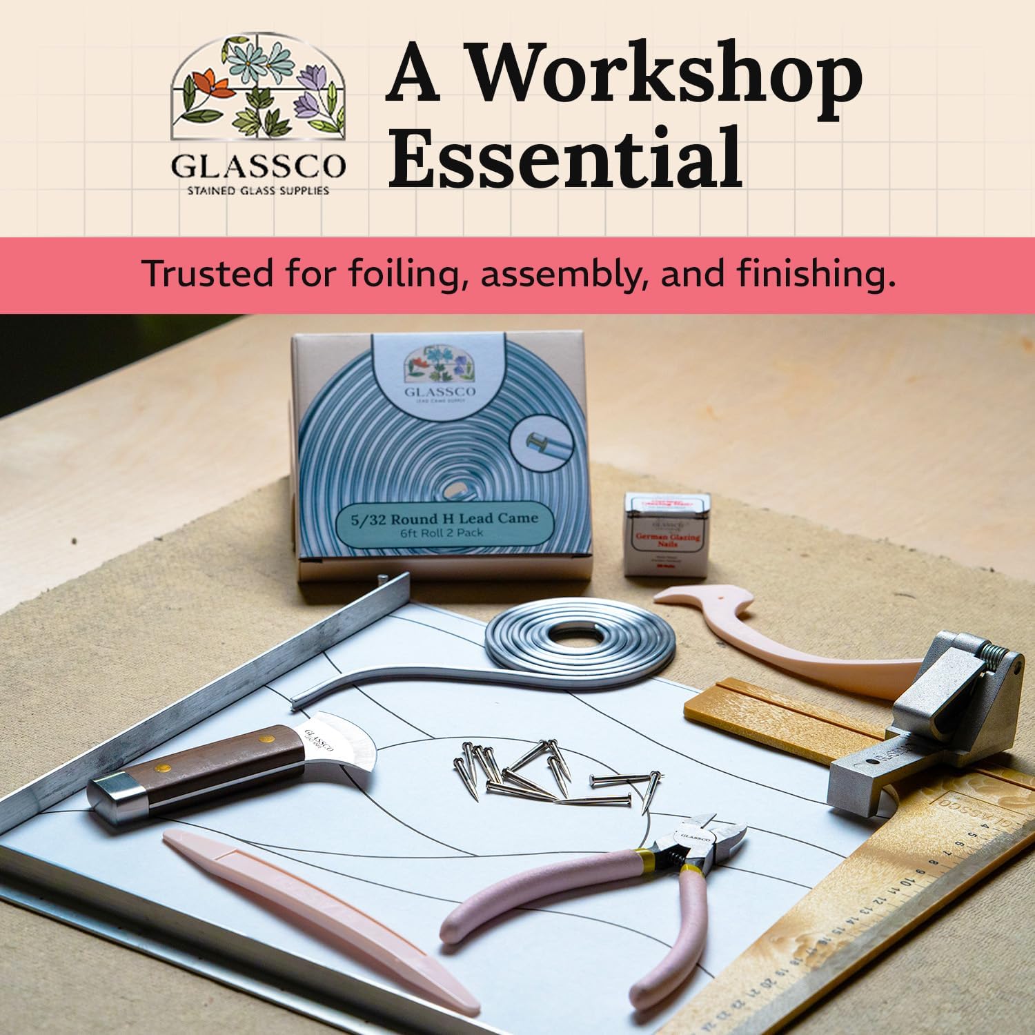 Glassco Plastic FID for Stained Glass Set