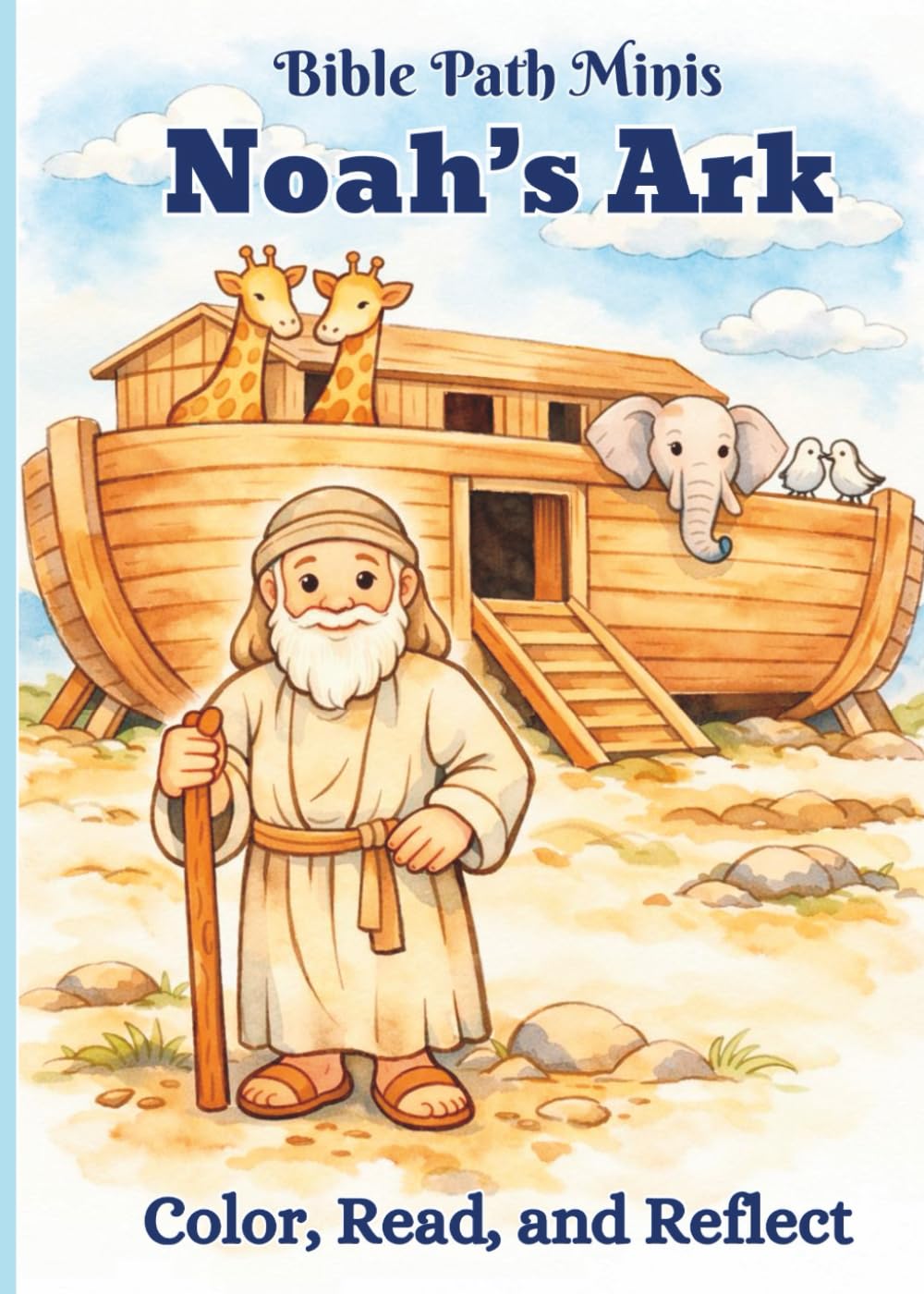 Bible Path Minis: Noah's Ark: Color, Read, and Reflect