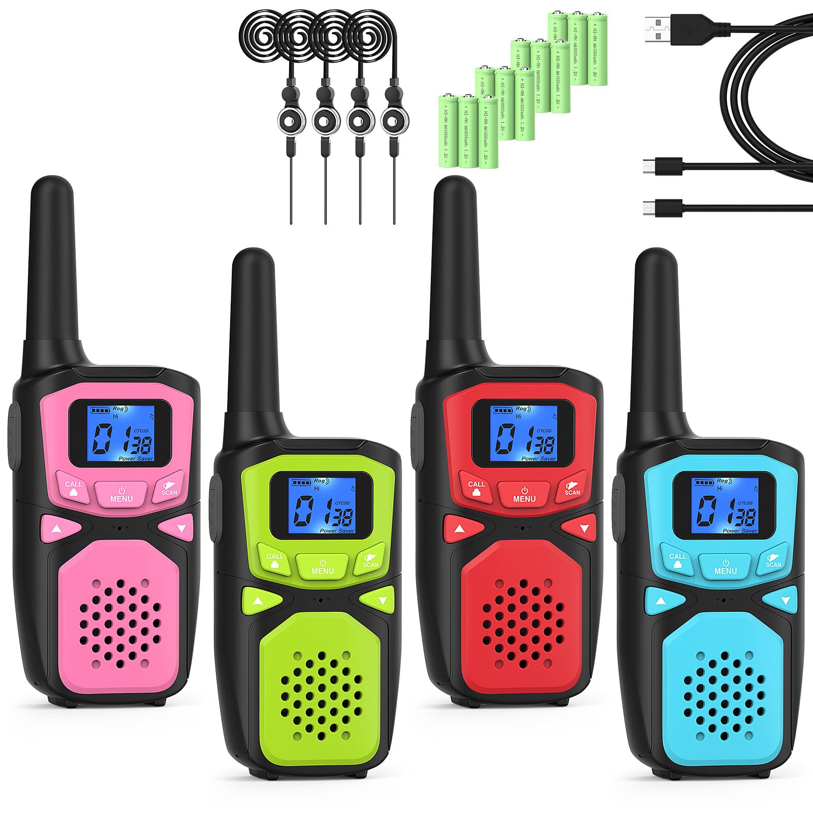 知育玩具 World wide kids listen&talk Amazon.com: WokTok Kids Adult Suitable Walkie Talkie, Rechargeable