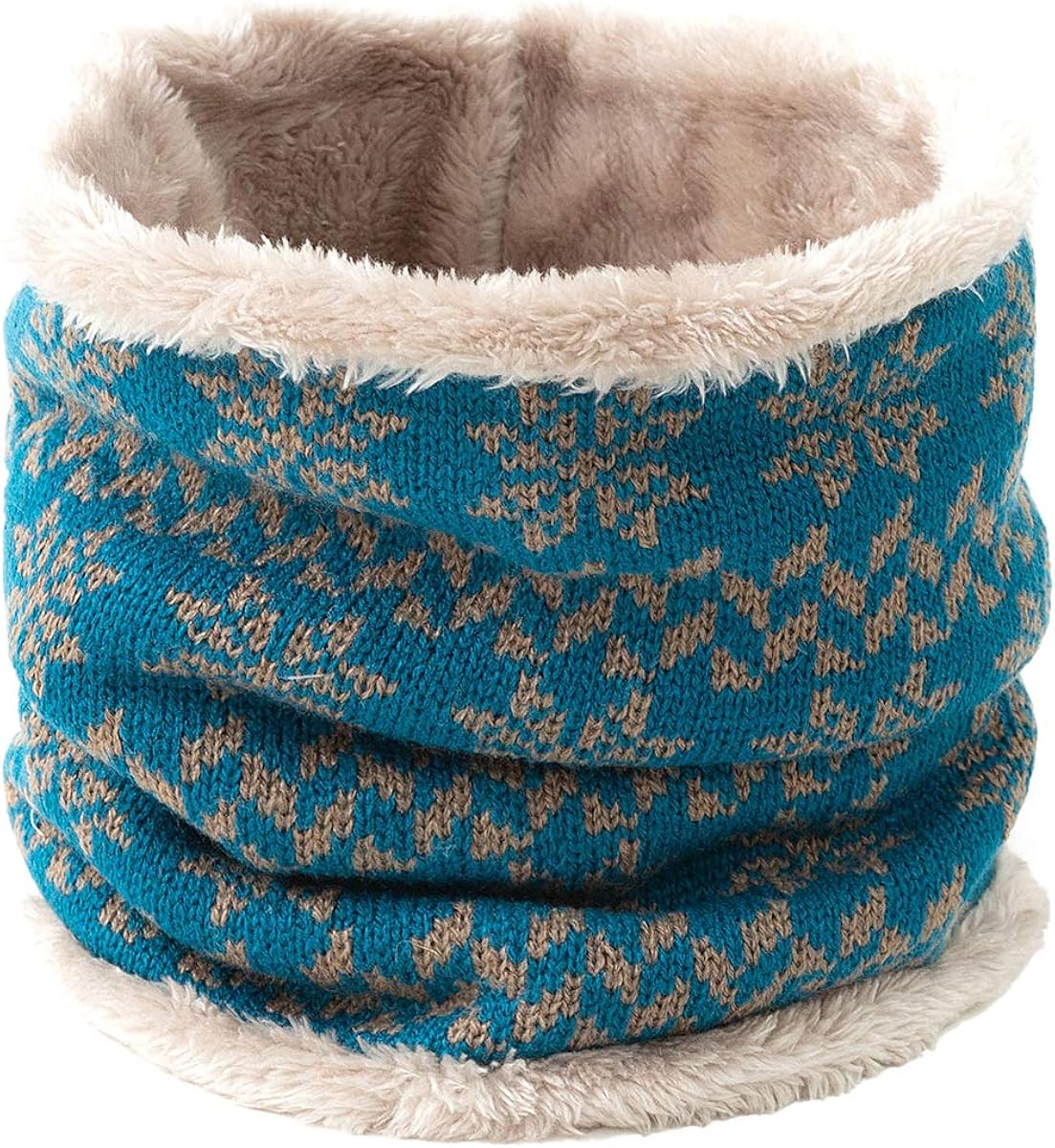 NovForth Fleece Neck Warmer for Women Men Winter Scarf Neck Gaiter