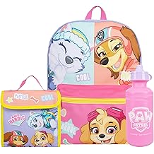 Backpack 3 Piece Set | Skye Girls Backpack, Lunch Bag And Water Bottle | Girls School Bag | One Size Purple