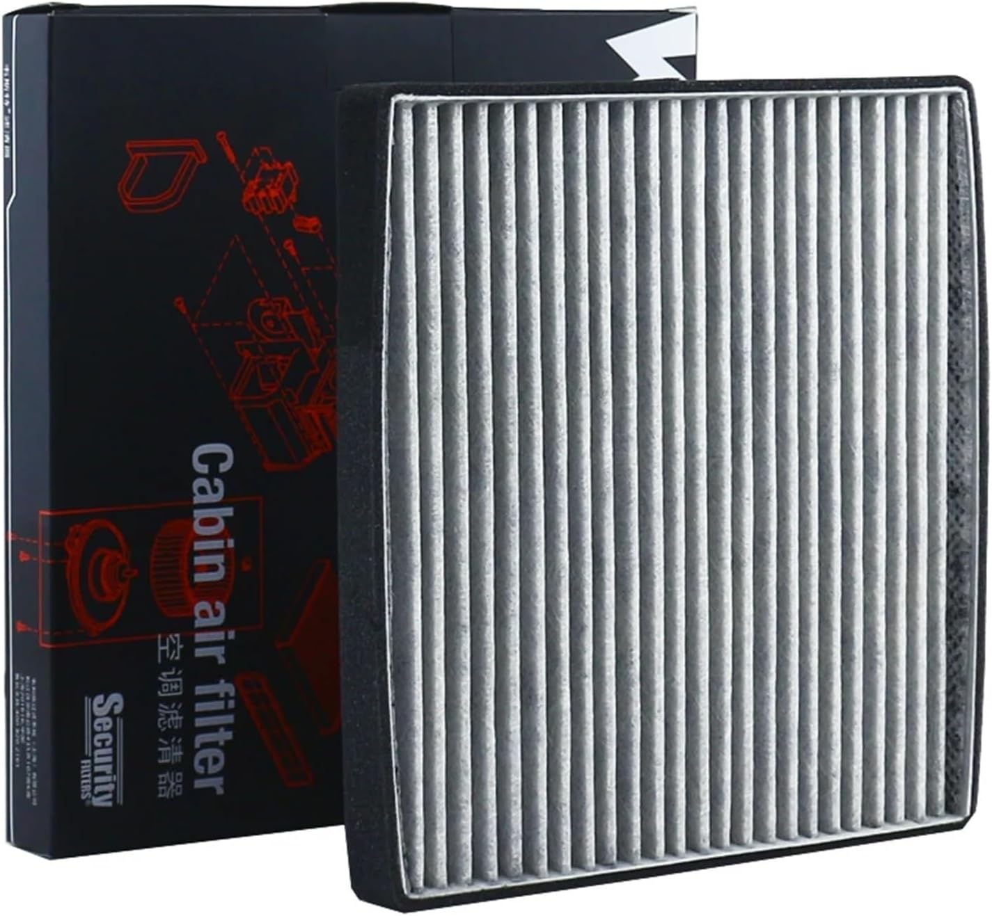Compatible WULING CORTEZ Glory Captiva Wuling ALMAZ 510 530 560 Activated Carbon Air Cabin Filter MK9265 23889973 23939588