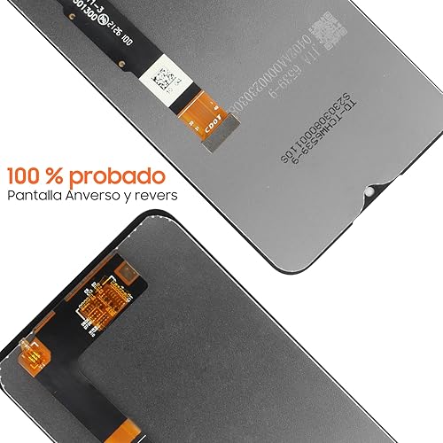 Miniatura 5 de Pantalla para TCL 4X 5G Reemplazo de pantalla para TCL T601DL CD Pantalla 4X 5G Pantalla táctil Digitalizador Asamblea Piezas de reparación (negro)