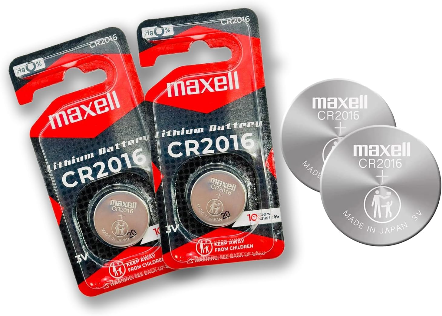 CR 2016 MAXELL LITHIUM BATTERIES (2 piece) 3V Watch 2016 New