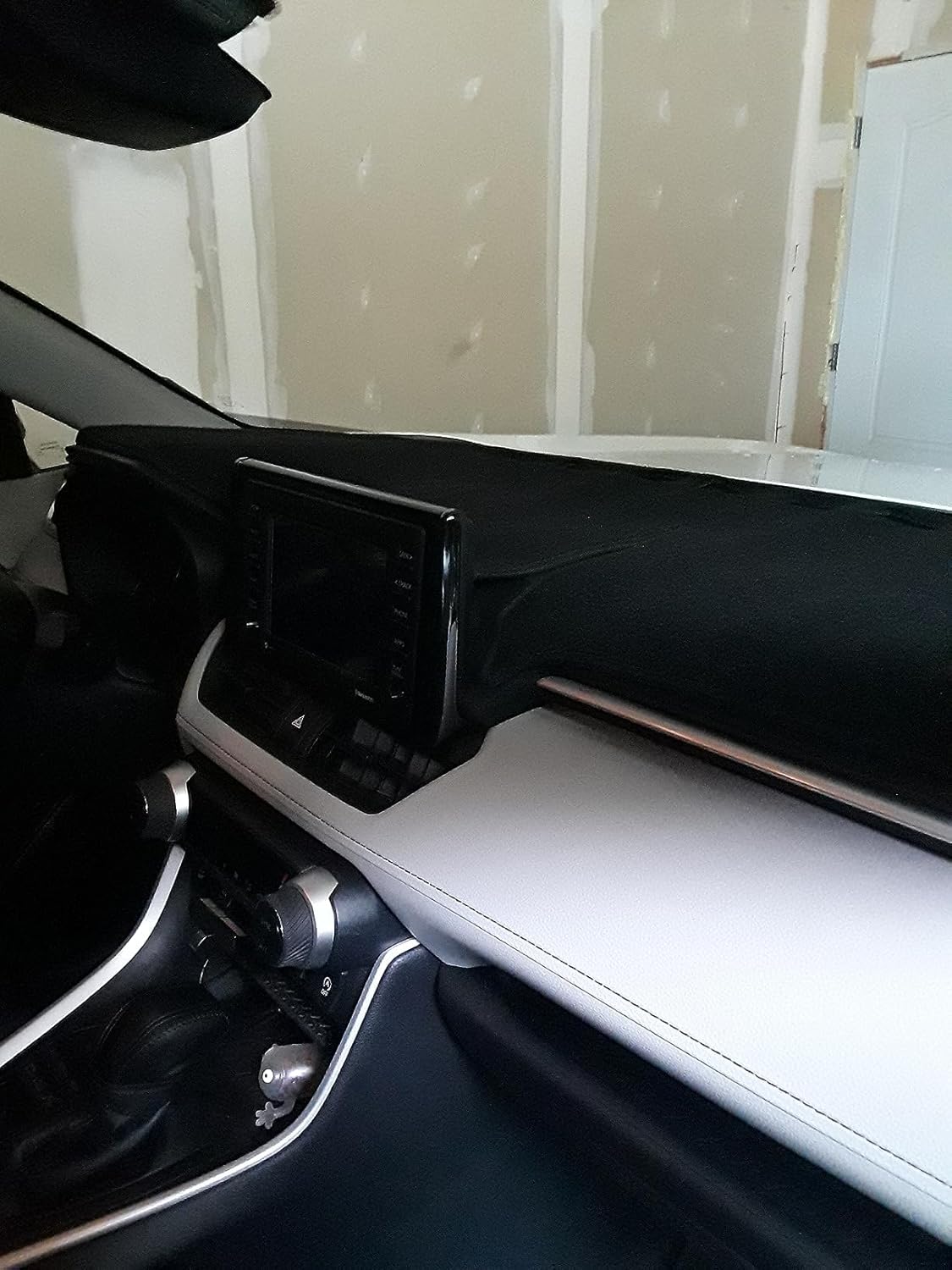 Dash Cover for Toyota RAV4 2025 2024-2019 Dashboard Cover Mat Dash Carpet Cover Protector - Center Console Cover Sunshield Protector Pad for Toyota RAV 4 Accessories (Black)