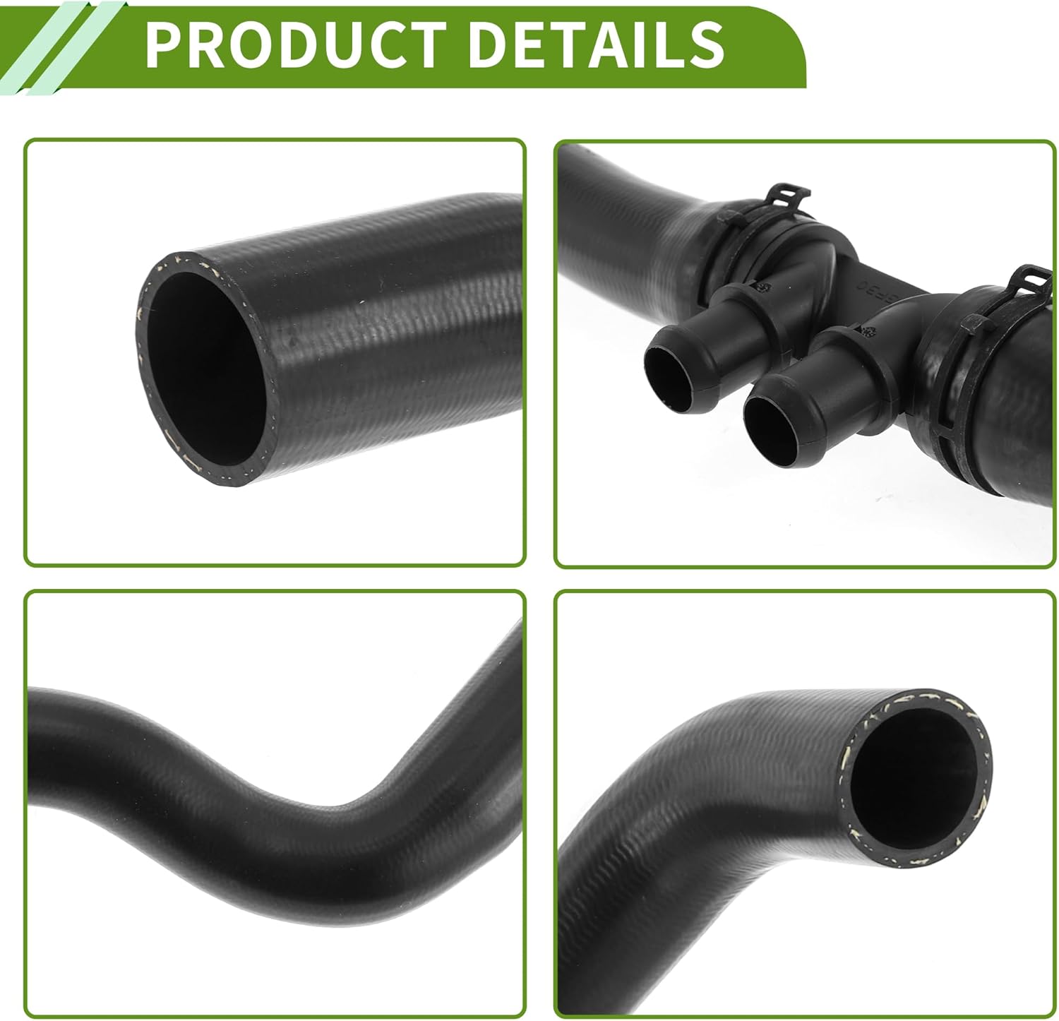 No.PCH500893 Radiator Hose for Land Rover Range Rover Sport 4.2L 2006-2009 Good Sealing Black Lower Coolant Water Hose Rubber 1 Pc
