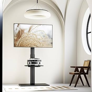Amazon.com: AX WABER Universal Floor TV Stand with Mount 70 Degree