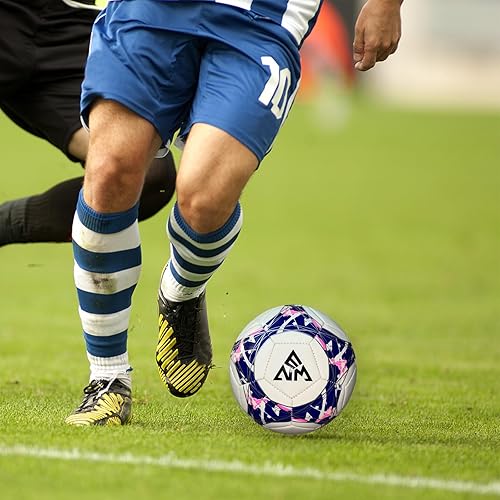 Miniatura 6 de Balón de fútbol que brilla en la oscuridad tamaño 5, pelota de fútbol iluminada para juegos de día y noche, regalos de entrenamiento para interiores