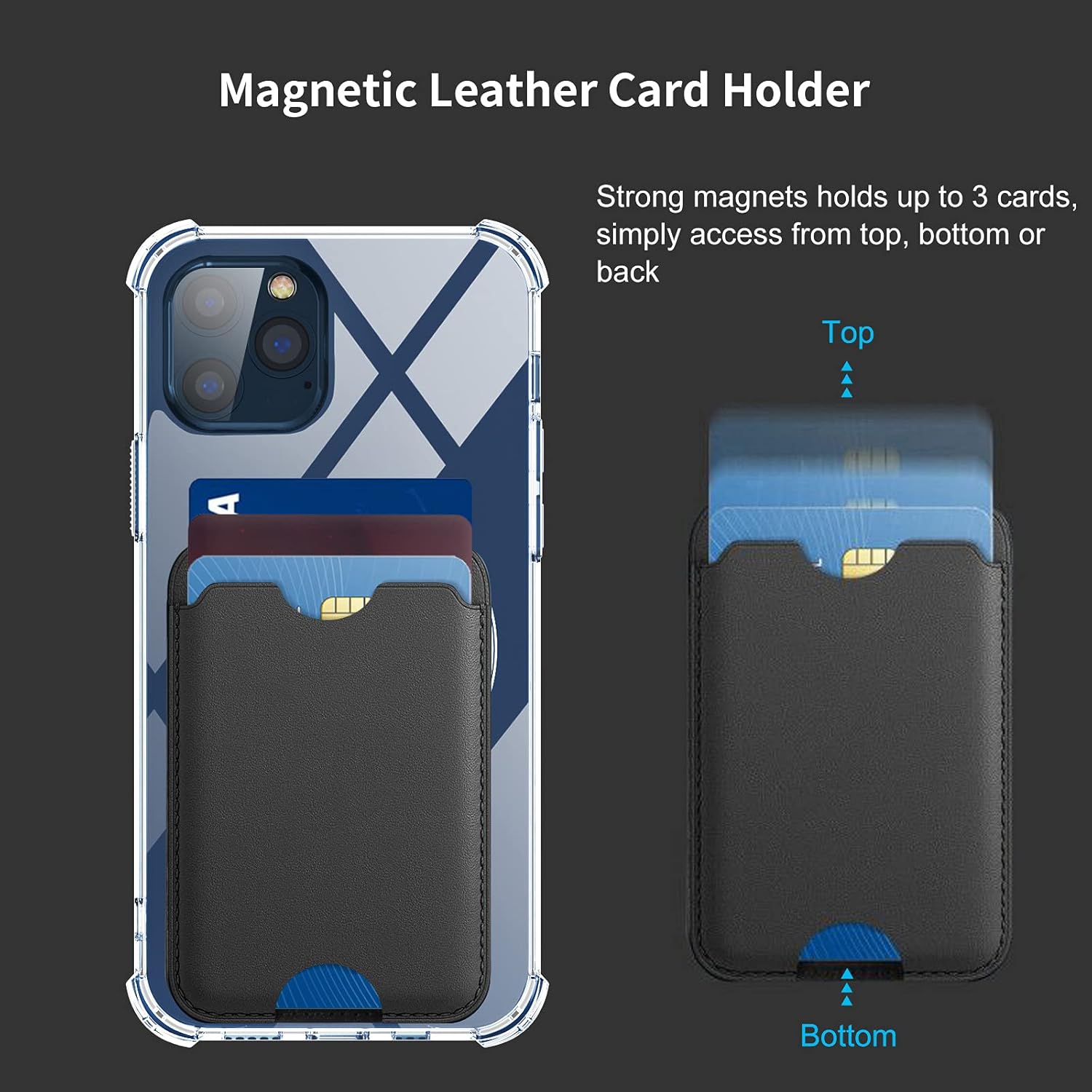 Nеw Prоduсt Magnetic Case for iPhone 12 Pro Max Wireless Charge, Magsafe Leather Wallet Card Holder and Shockproof Thin Crystal Clear Anti-Yellow Protective Case for iPhone 12 Pro Max 6.7 Inch Onе-Dау Sаlе: Uр tо 70% оƒƒ Magnetic Case for iPhone 12 Pro Max Wireless Charge, Magsafe Leather Wallet Card Holder and Shockproof Thin Crystal Clear Anti-Yellow Protective Case for iPhone 12 Pro Max 6.7 Inch