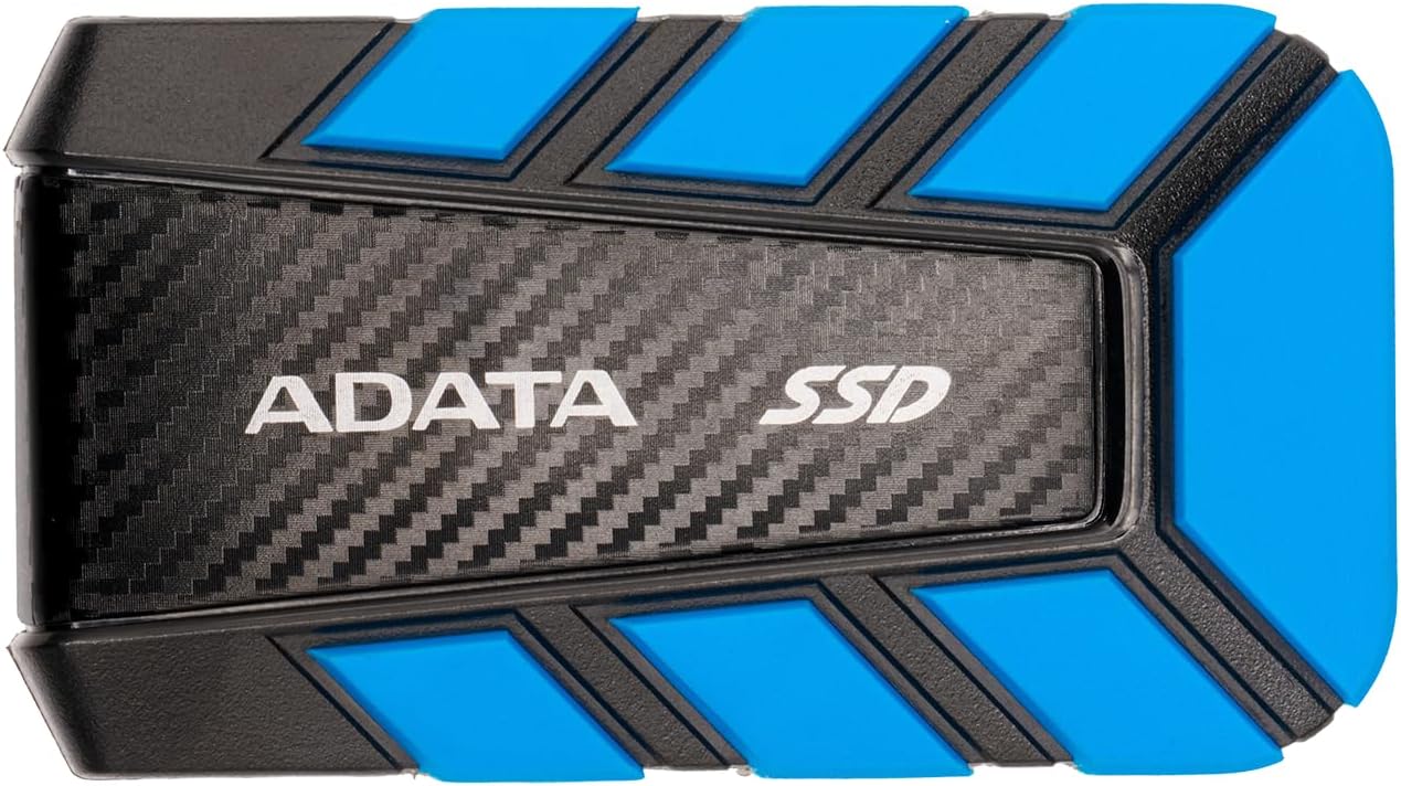 ADATA SD820 External Solid State Drive- 2000GB, The Guardian With Apex Speed (BLUE, 2000GB) (SD820-2000G-CBU)