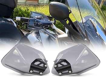 FUNFOB Moto Protection Mains Poignée pour BMW K1600GT K1600GTL K1600 2012- 2016 Handguard Hand Guard Shield Protector Pare-Brise Protège Main Protecteurs (Couleur : Smoke