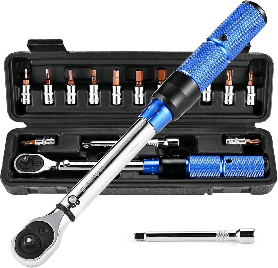Philtool 15TLG Drehmomentschlüssel Fahrrad Set, 2-24Nm 1/4 Zoll