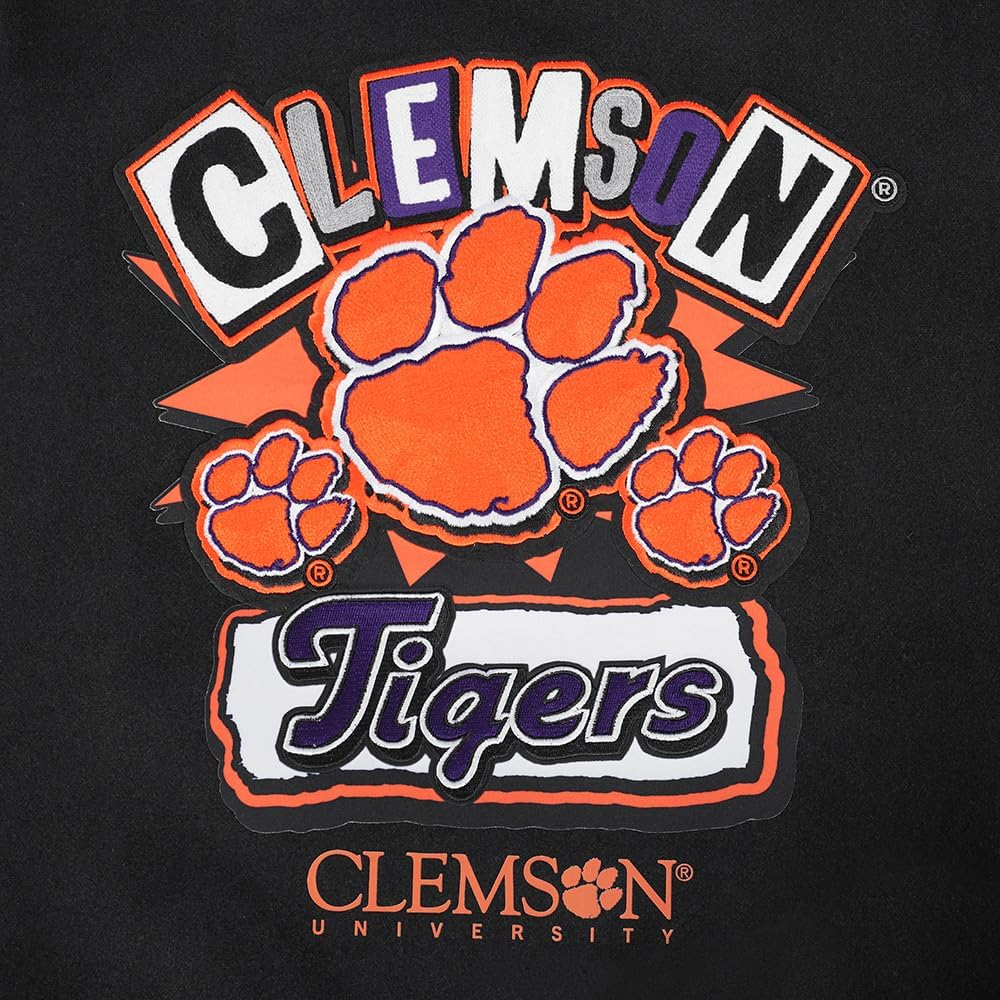 Pro Standard NCAA womens Womens College Campus Ransom Wool Varsity Jacket - Image 6