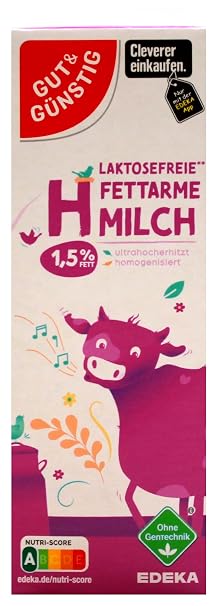 Gut & Günstig laktosefreie fettarme H-Milch 15% Fett 12er Pack (12 x 1 l)