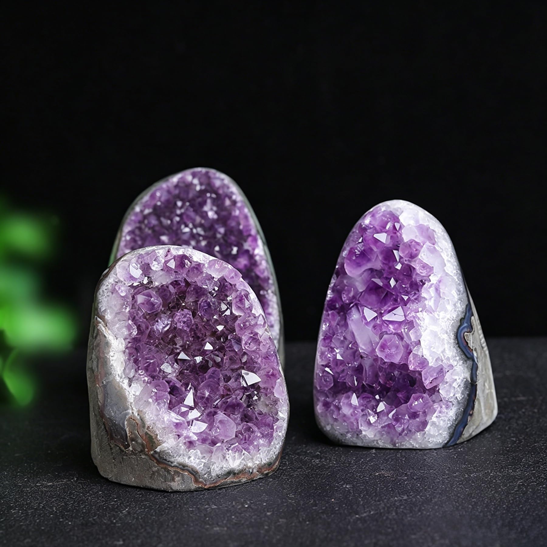 Amazon.co.jp: 天然 アメジストクラスター原石ウルグアイ産, 紫水晶