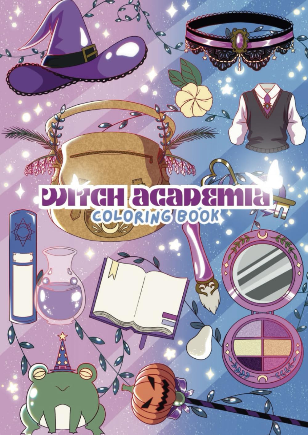 Witch Academia - A Relaxing Coloring Book for Halloween and Witches out There